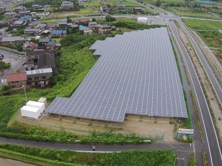 写真：朝陽ヶ丘太陽光発電所