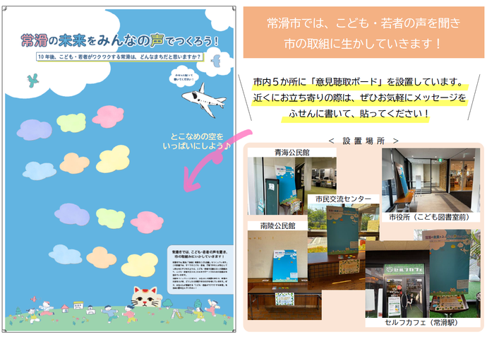 意見聴取ボードの設置
